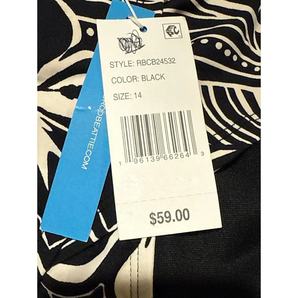 Bleu Rod Beattie Ciao Bella Sarong Hipster Bikini  Bottom 14 NWT